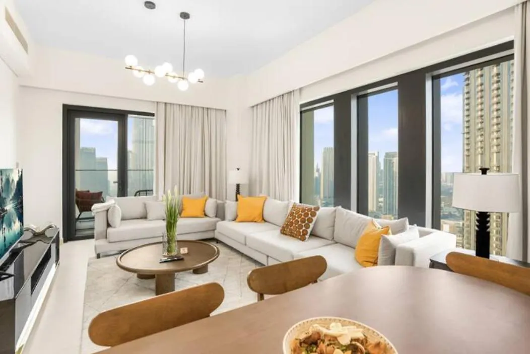 Exclusive 4 Bedroom Apartment I Burj Khalifa And Fountain Views I Free Wi-Fi, Pool, Gym & Parking I By Meerak Dubai